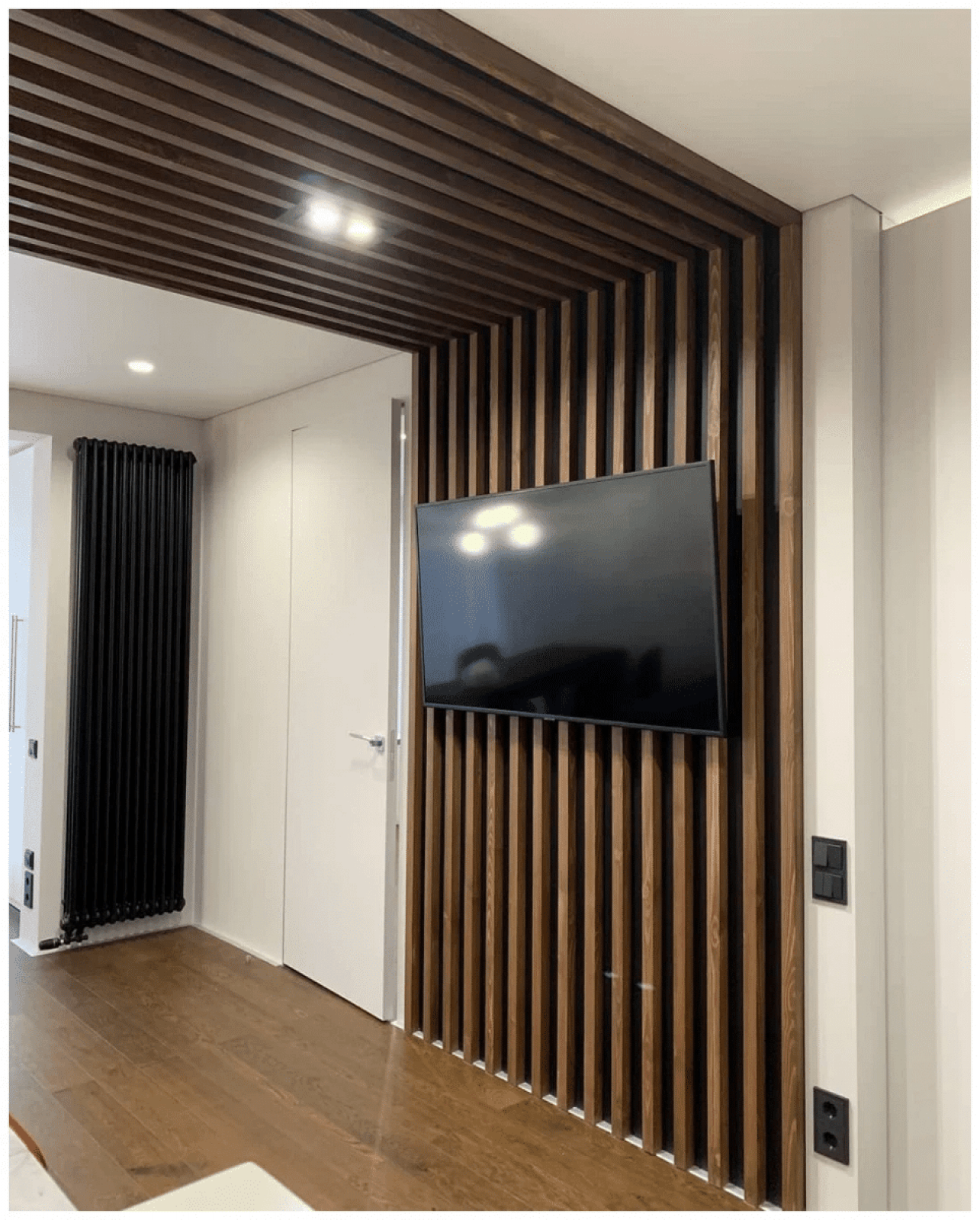 Г-образная перегородка для зонирования из Сосны 50х50мм