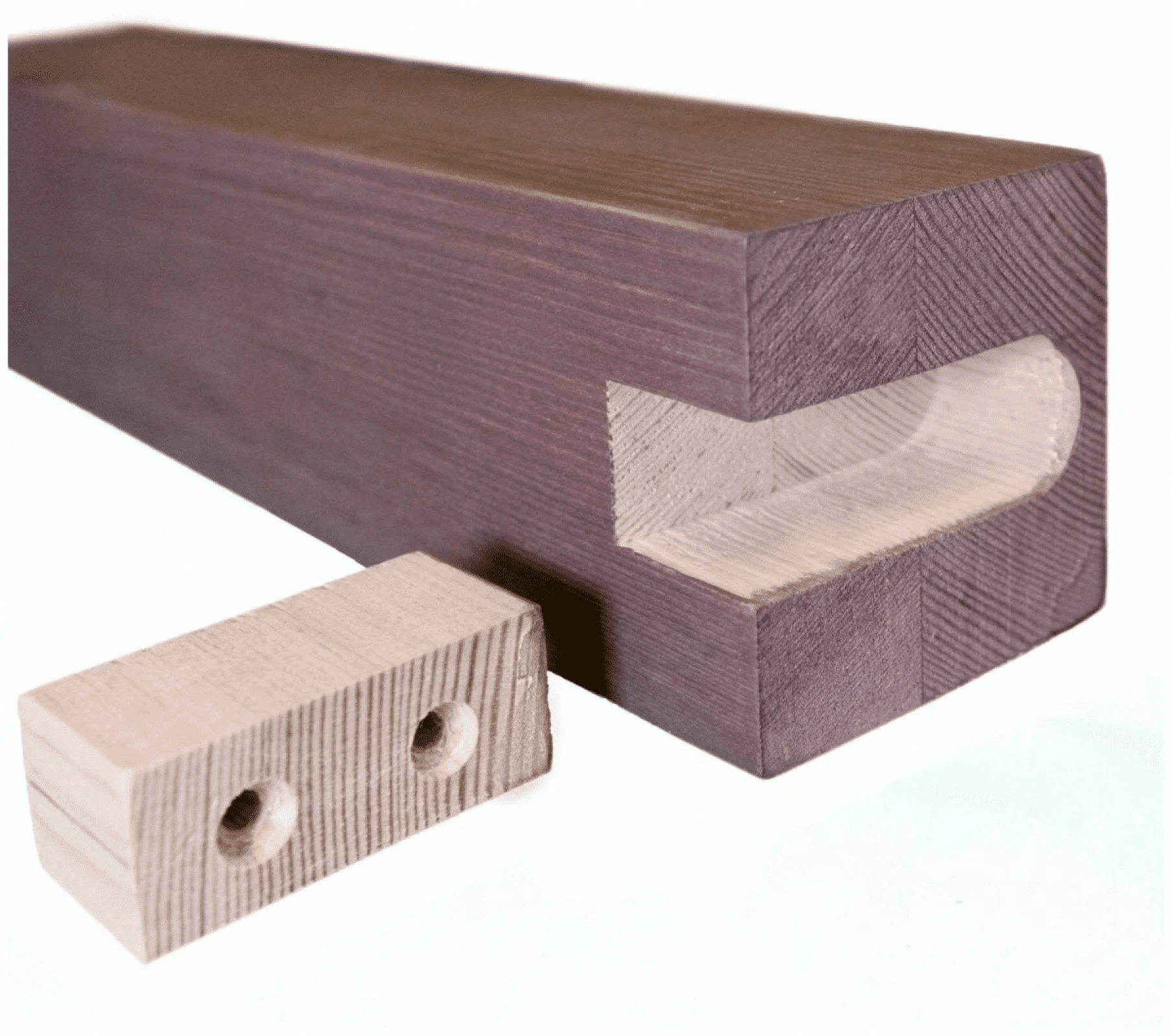 Перегородка с поворотным механизмом из Сосны 40х130мм