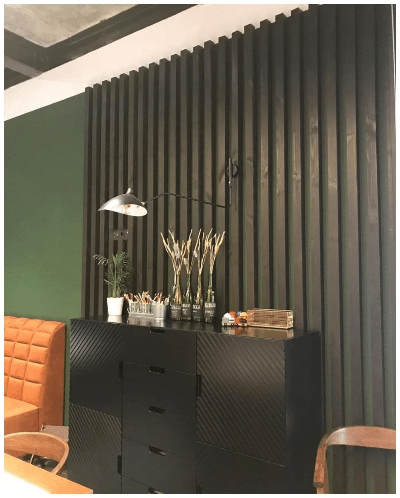 Брусок декоративный в зоне TV из Сосны 50х50мм