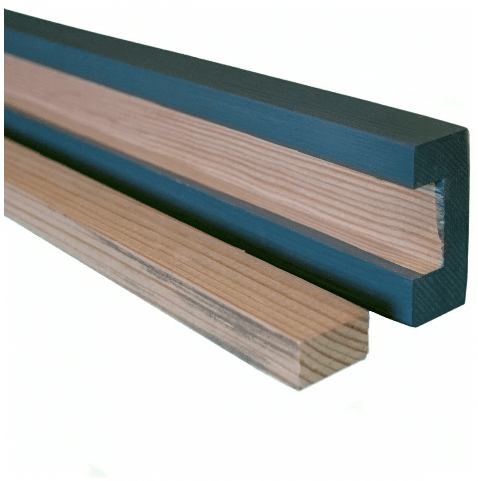 Г-образная перегородка для зонирования из Сосны 40х60мм