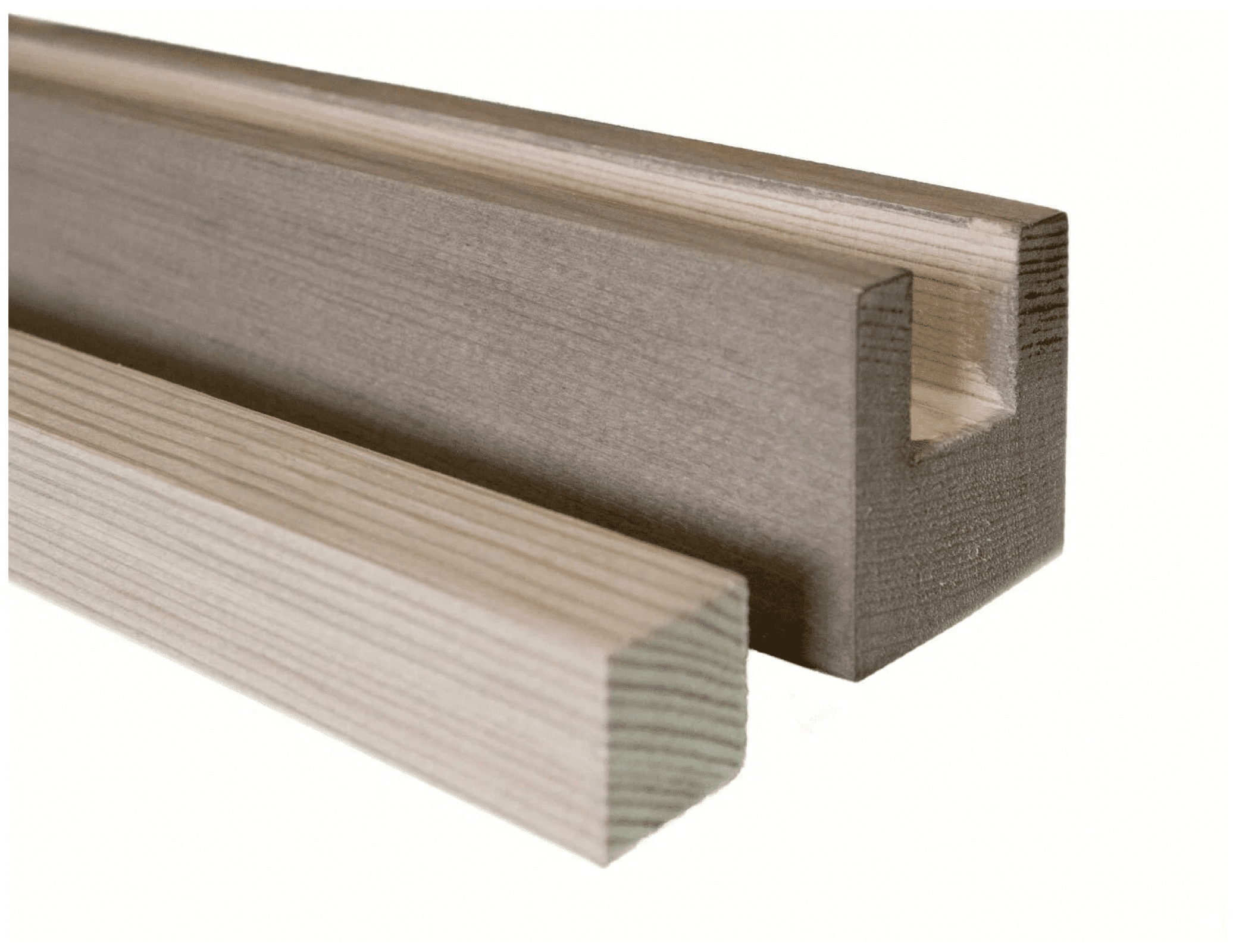 Г-образная перегородка для зонирования из Дуба 70х70мм