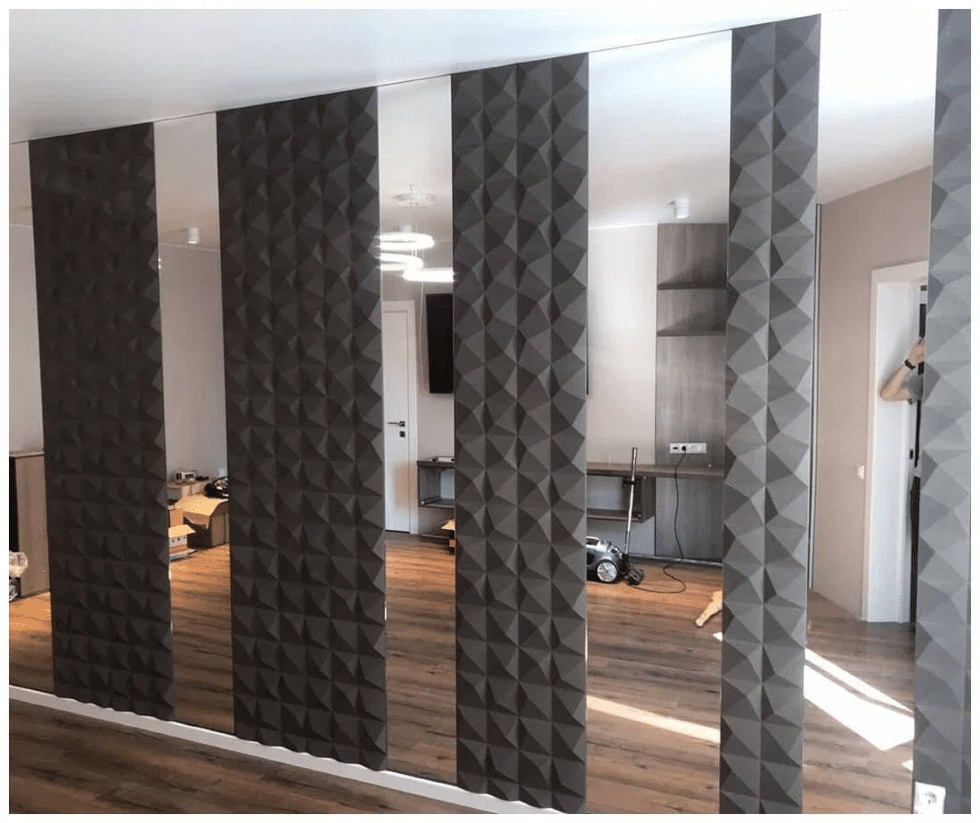 Стеновые 3D блоки из пробки Пирамидка