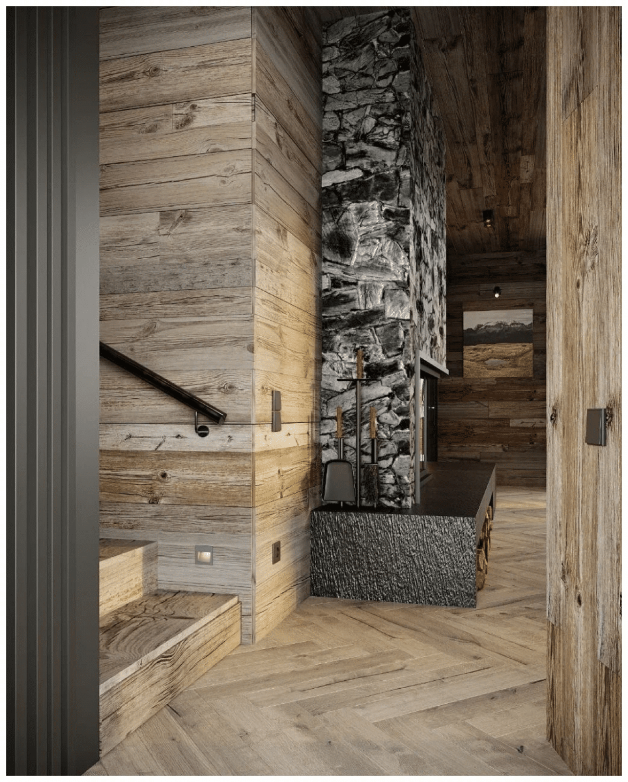 Доска амбарная (loft) для декора стен и потолка