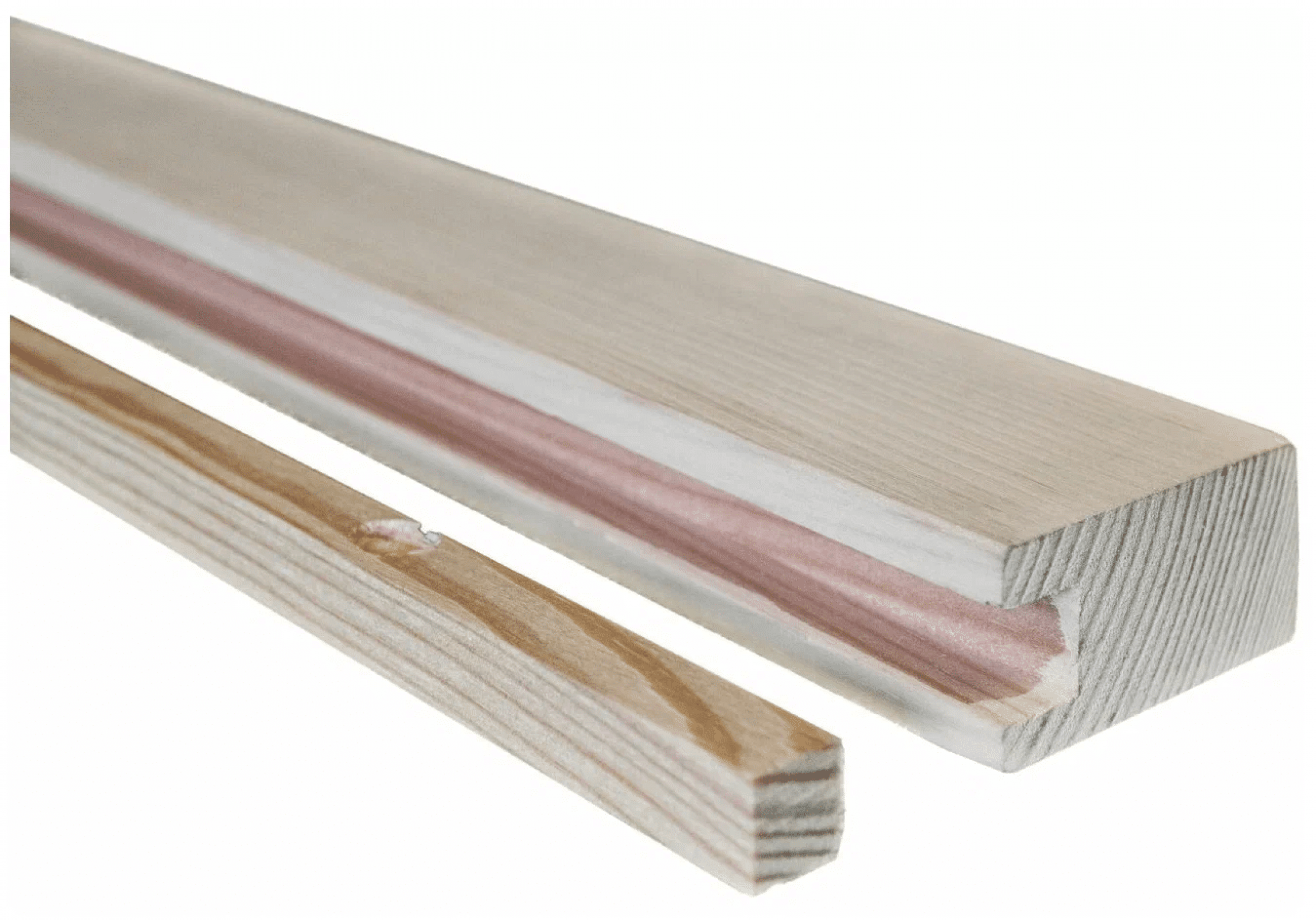 Брусок декоративный в зоне TV из Сосны 25х100мм