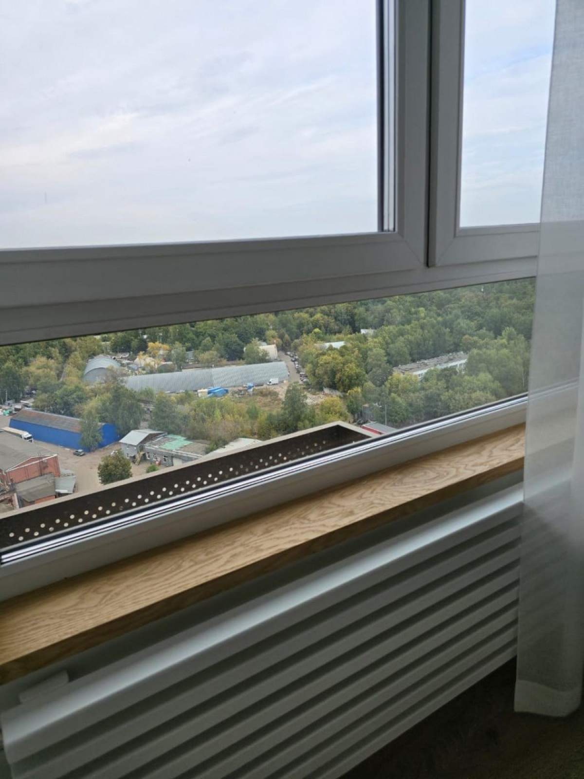 Подоконник из МДФ в шпоне