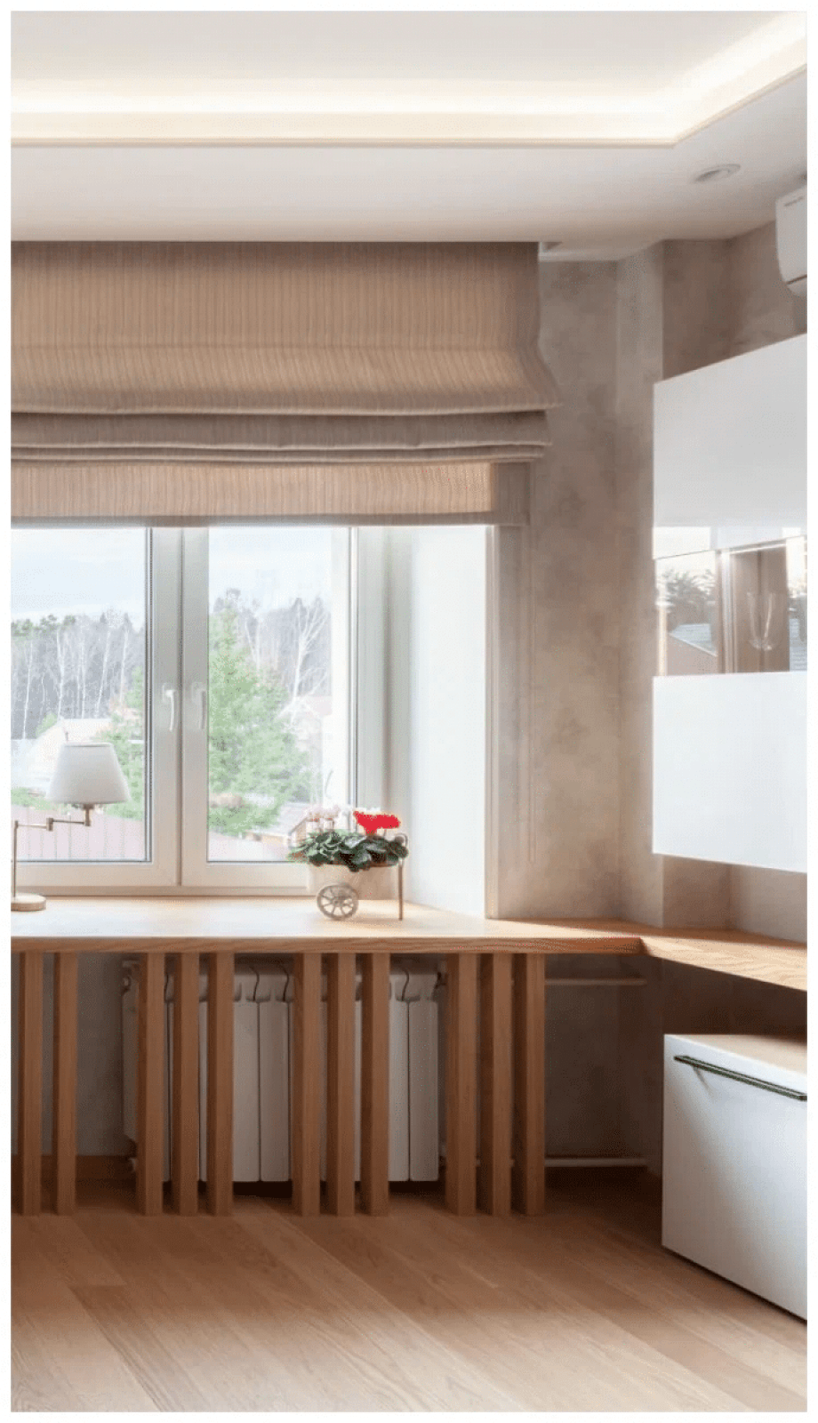 Экран на радиатор отопления