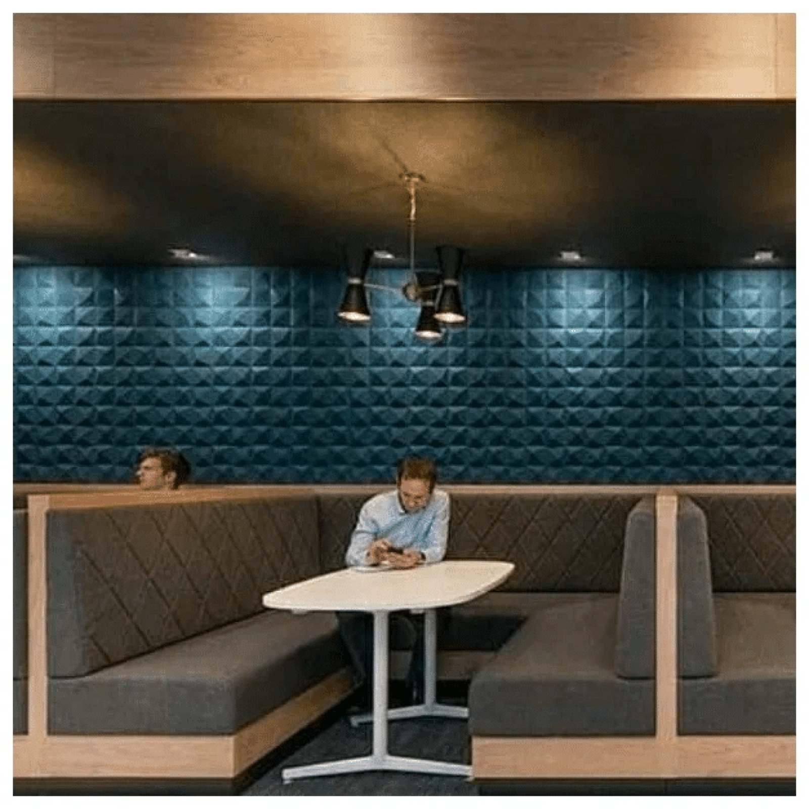 Стеновые 3D блоки из пробки Пирамидка