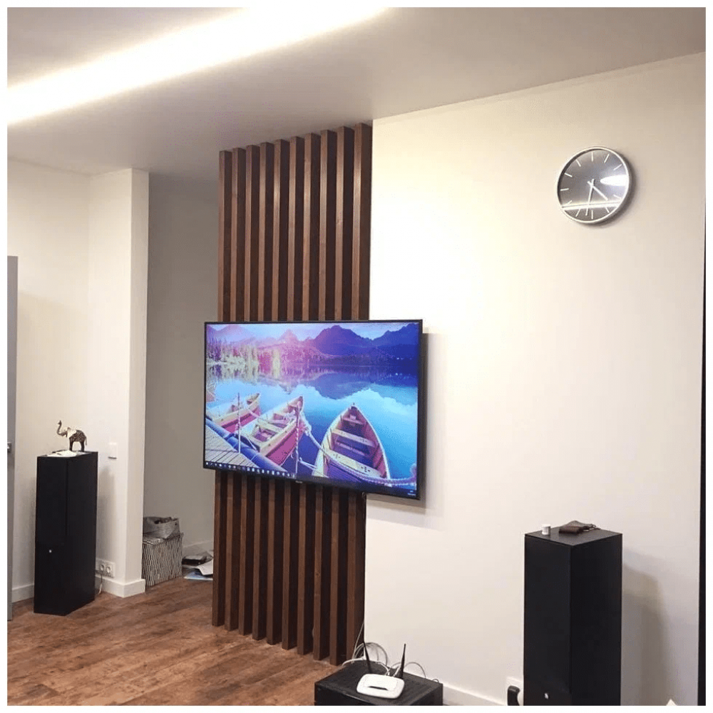 TV перегородка из Сосны 45х90мм