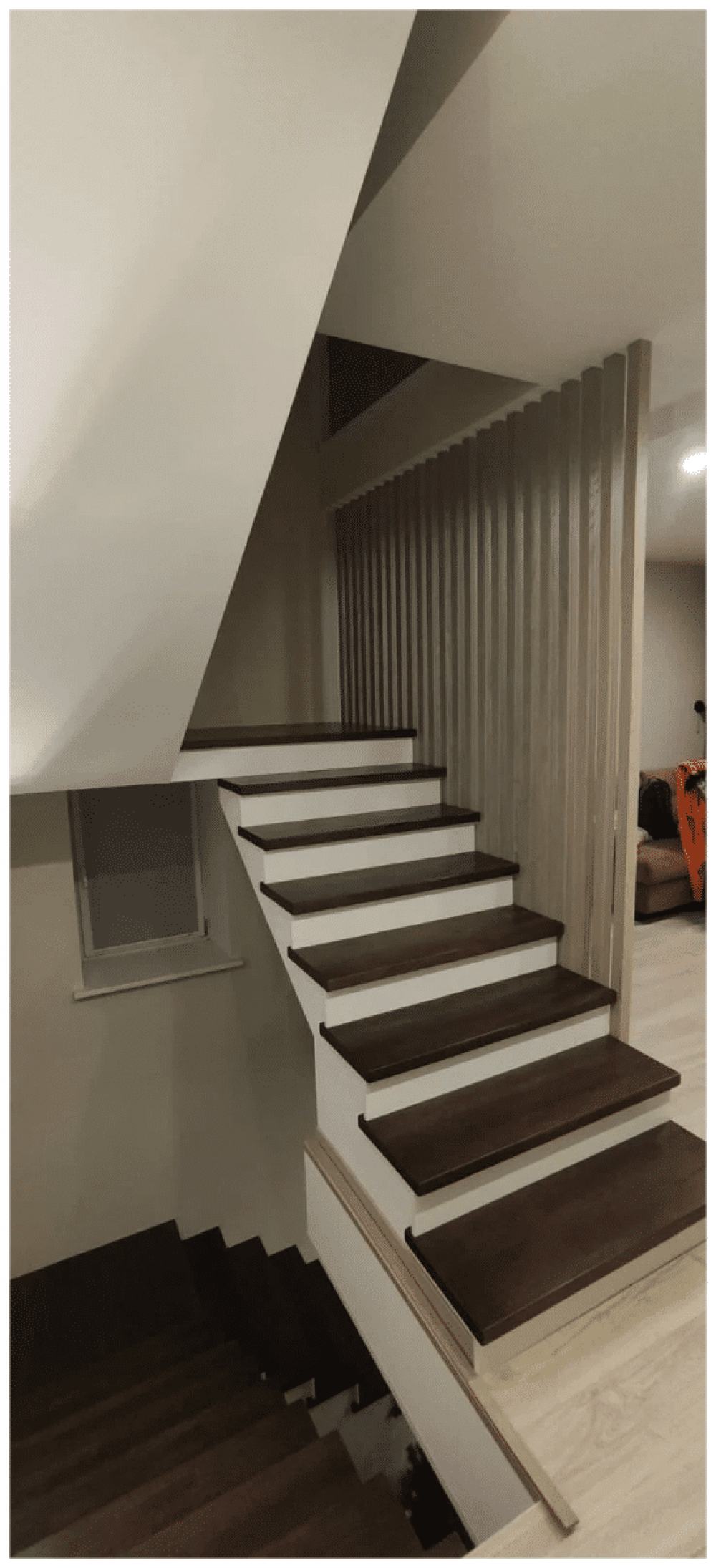 Перегородка лестничная из Сосны 40х60мм