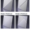 Стеновые 3D панели из гипса под покраску 60х60см