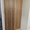 Фрезерованная МДФ панель в шпоне 