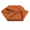 Стеновые 3D блоки из пробки Гексагон