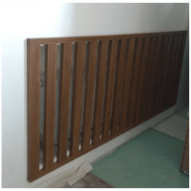 Решетка радиатора навесная из МДФ в шпоне Дуба. Изготавливается по индивидуальным размерам.&nbsp;
