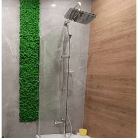 Размер панно 250х2700мм. Мох "Ягель". Цвет яроко-зеленый. Не требует ухода, антистатиче...