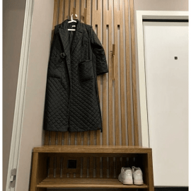 Рейка из массива Дуба 40х30х3000мм для декора стен, цвет 5077, с механизмом скрытого монтажа. Дос...