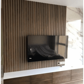 Рейка из массива Ясеня 40х20х3000мм для декора стен и потолка, индивидуальный подбор цвета с меха...