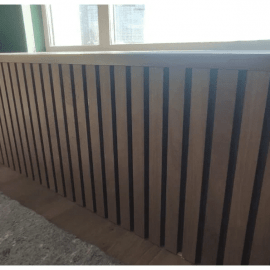 Решетка радиатора навесная из МДФ в шпоне Дуба. Изготавливается по индивидуальным размерам.&nbsp;
