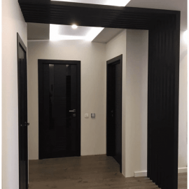 Рейка из массива Сосны 45х60х3000мм для реечной перегородки, с механизмом скрытого монтажа пол/по...