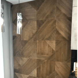 Рифленые стеновые панели. Размер одной панели 600х600х20мм. Цена указана за 1м².
