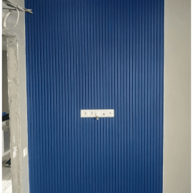 Стеновые 3D панели из наногипса под покраску 50х50см. Модель рейка. Стоимость указана за 1 шт.
