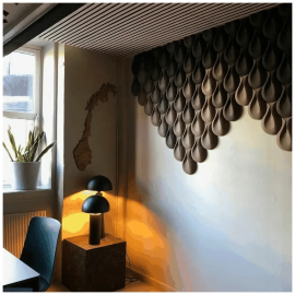 Модель "Капля". Стоимость - 15 131 ₽/уп (15шт 238х150мм/0,337м2).
