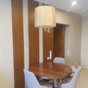 МДФ панель в шпоне "Тик" — идеальное решение для вашего интерьера. Наши панели придадут вашему помещению изысканный вид и прир...