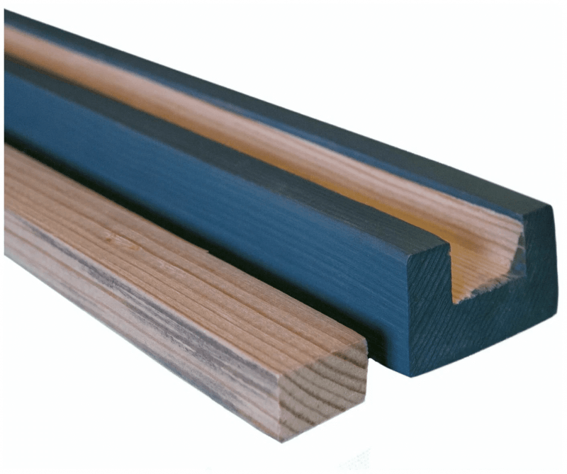 Брусок декоративный в зоне TV из Сосны 25х100мм