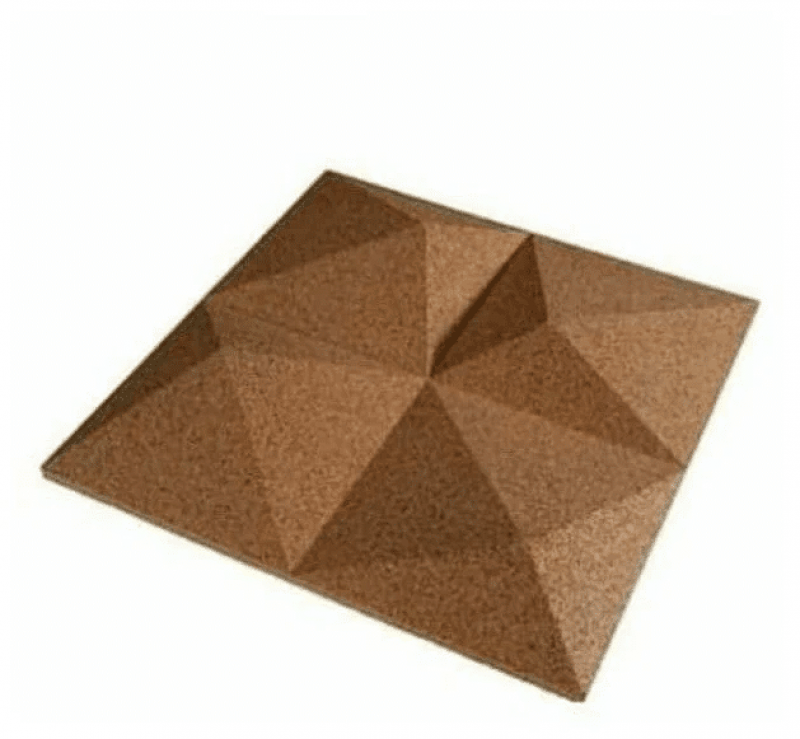 Стеновые 3D блоки из пробки Пирамидка