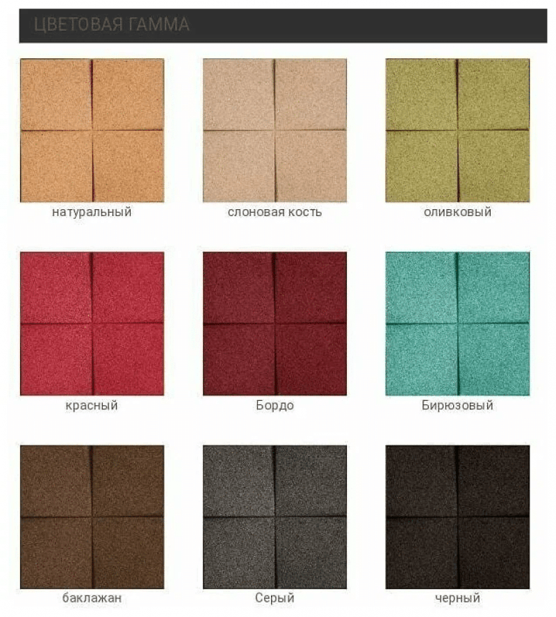 Стеновые 3D блоки из пробки Куб