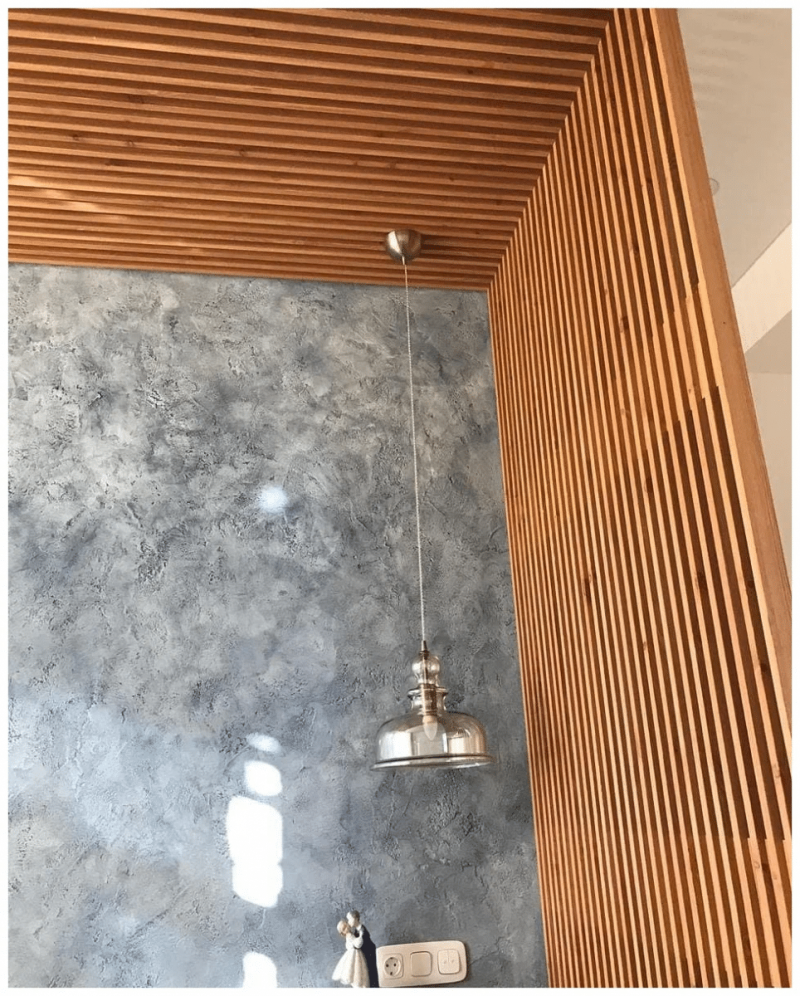 Г-образная перегородка для зонирования из Сосны 50х50мм