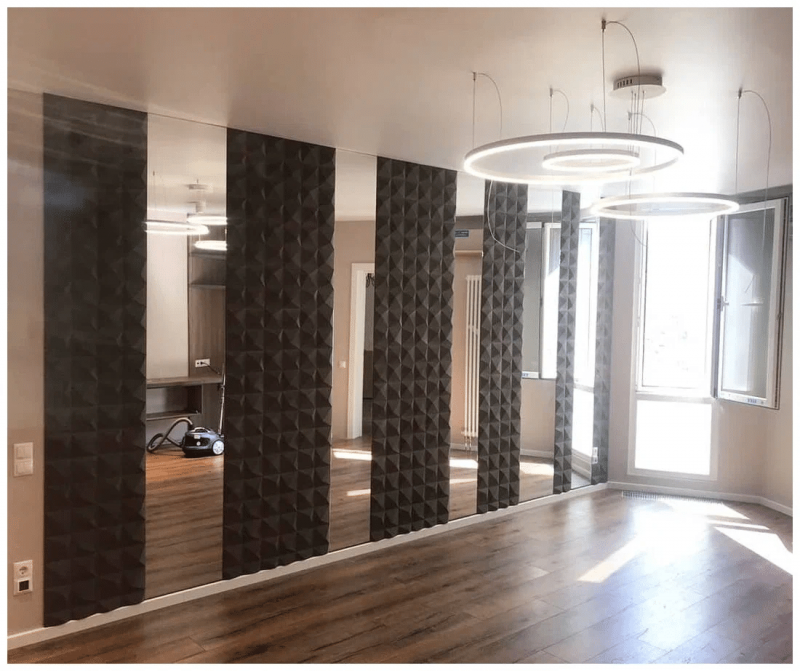 Стеновые 3D блоки из пробки Пирамидка