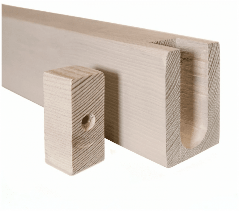 Реечная перегородка из Сосны 40х60мм