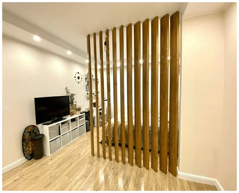 Перегородка с поворотным механизмом из Сосны 40х130мм