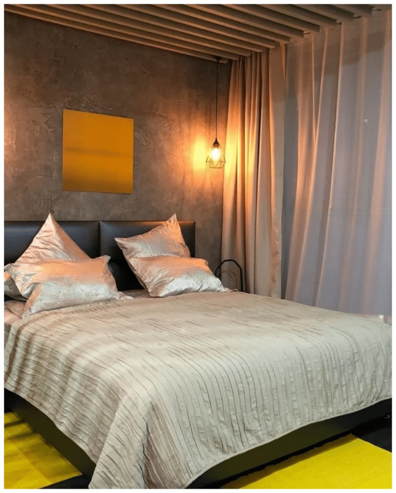 Г-образная перегородка для зонирования из Сосны 45х90мм