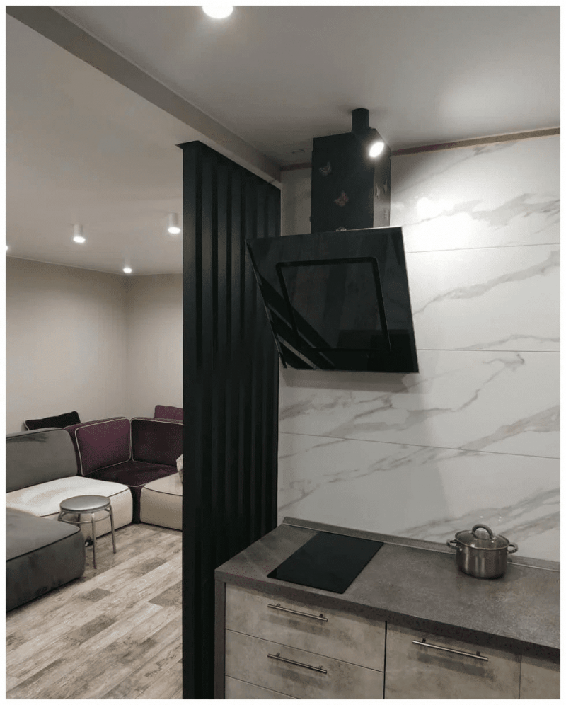 Реечная перегородка из Сосны 40х60мм