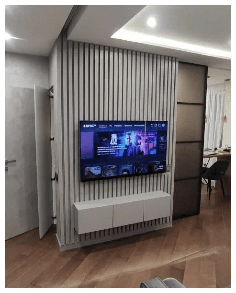 Брусок декоративный в зоне TV из Сосны 40х30мм