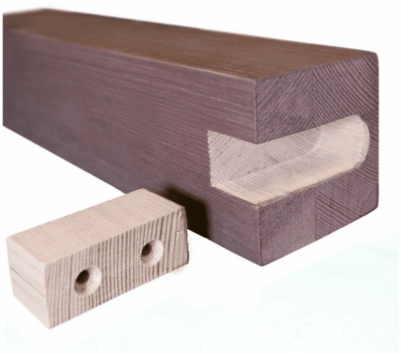 Реечная перегородка из Сосны 40х60мм