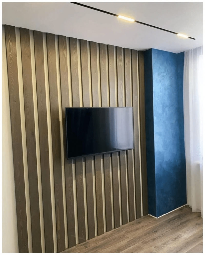 Брусок декоративный в зоне TV из Сосны 25х100мм