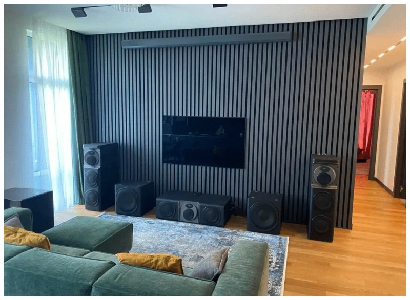 Брусок декоративный зоне TV из Бука 45х45мм