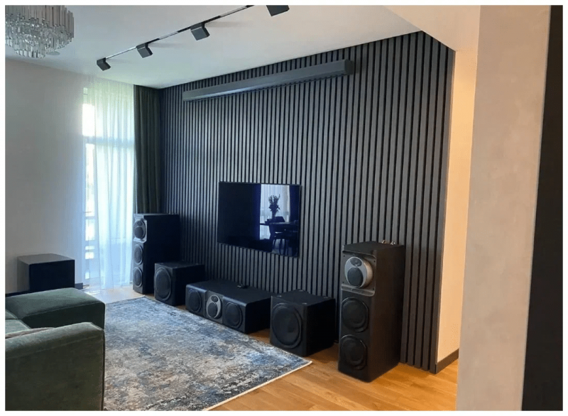 Брусок декоративный зоне TV из Бука 45х45мм